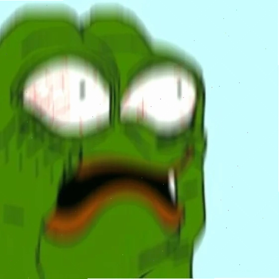meme ếch xanh cười
