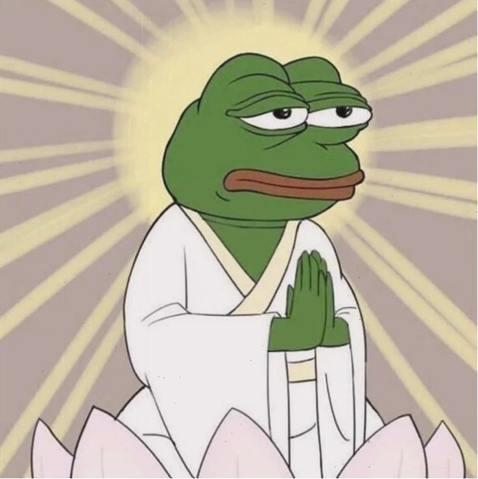 meme ếch xanh cười