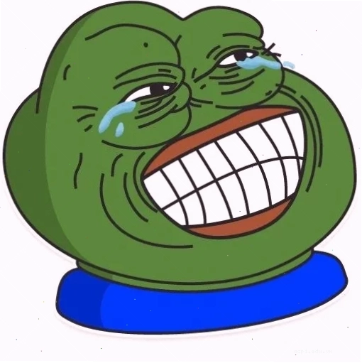 meme ếch xanh cười ngộ nghĩnh