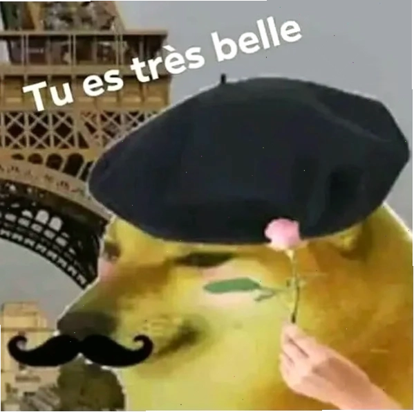 meme em đẹp lắm phiên bản chú chó đáng yêu