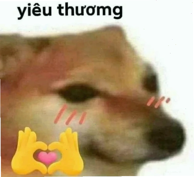 meme em đẹp lắm phong cách hoạt hình hài hước