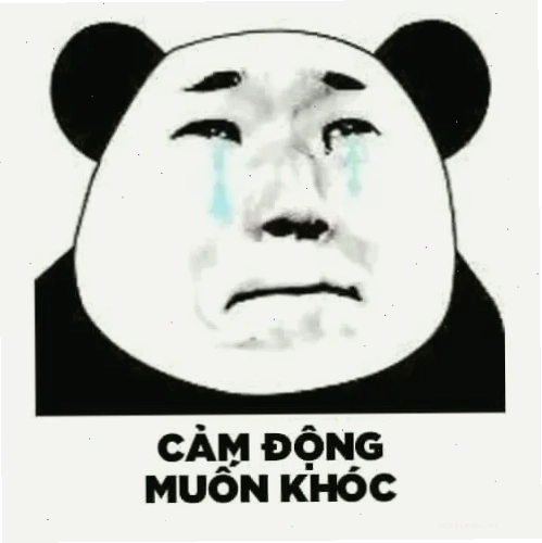 Meme gấu trúc bá đạo giơ ngón tay thối