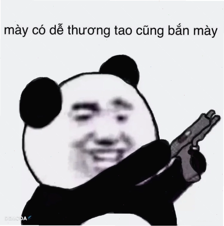 meme gấu trúc trung quốc câm nín