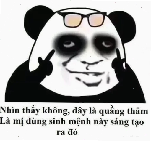 meme gấu trúc trung quốc xin lỗi