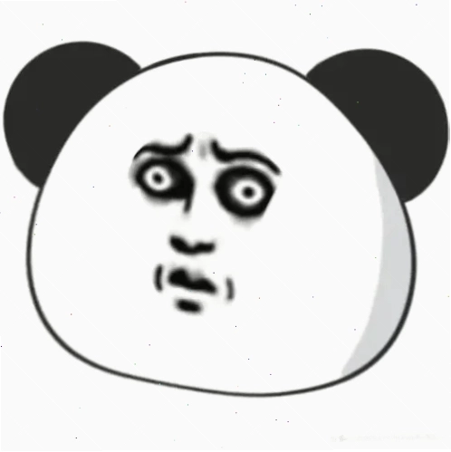 Meme gấu trúc vui nhộn ngại quá