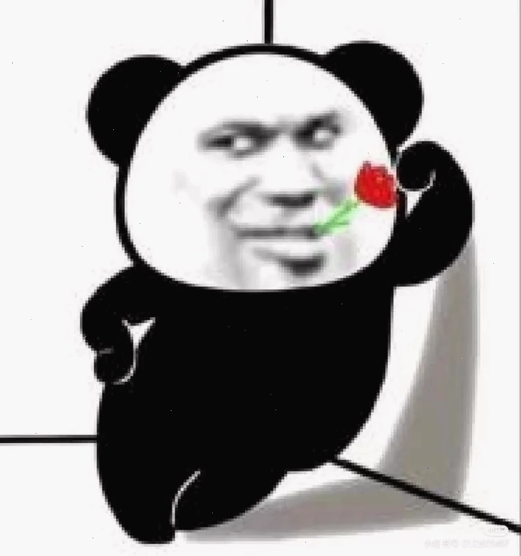 Meme gấu trúc weibo biểu cảm ố kề bấy bì