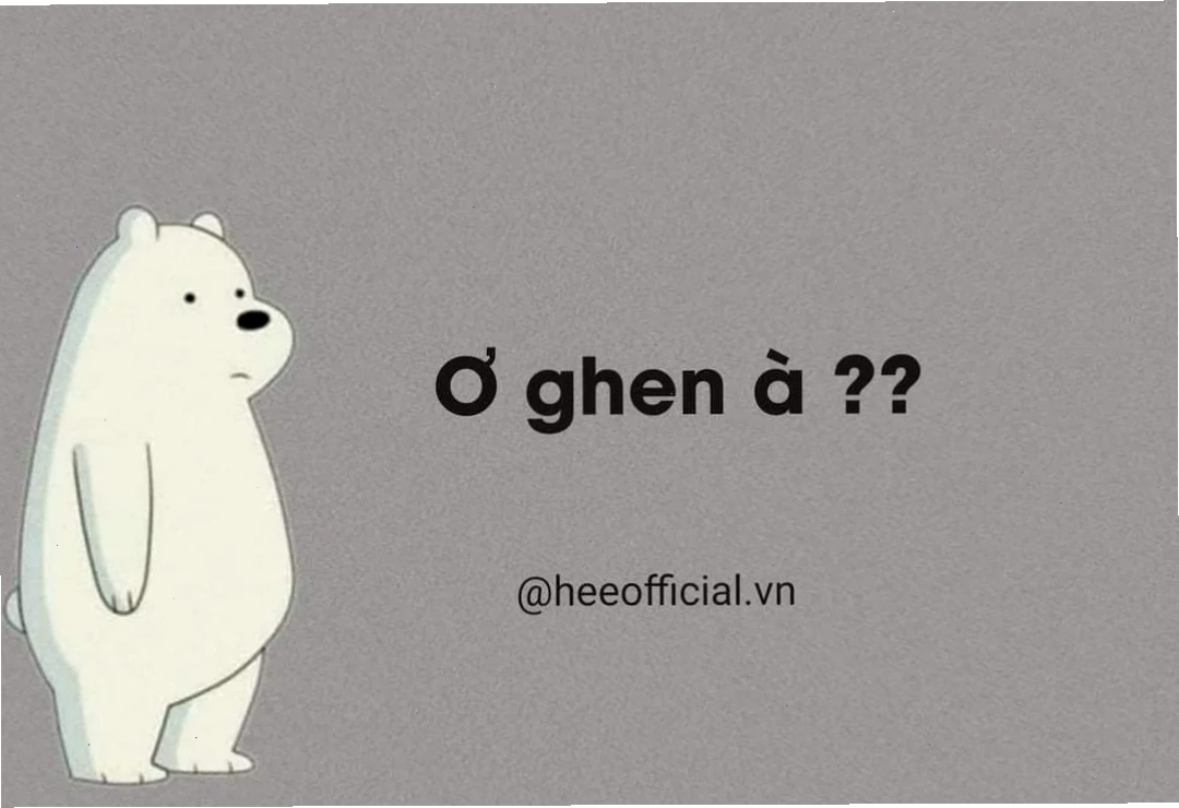Meme ghen với biểu cảm khó chịu