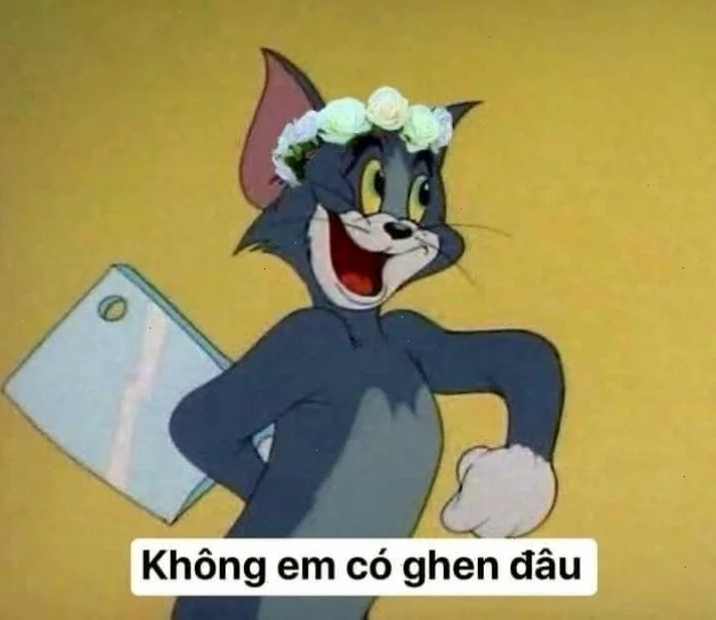 Meme ghen với tình huống hài hước