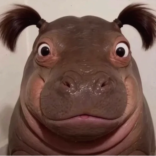 meme hà mã há mồm