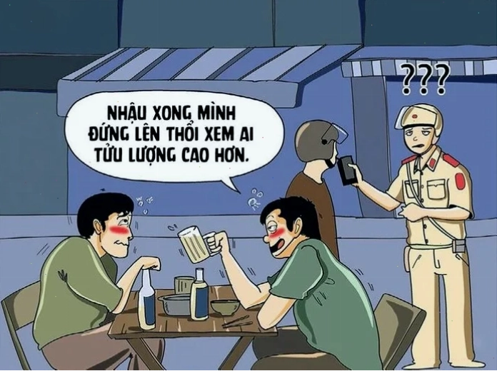 Meme hài nói không với rượu bia meme