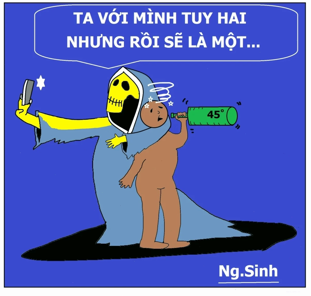Meme hài nói không với rượu bia meme
