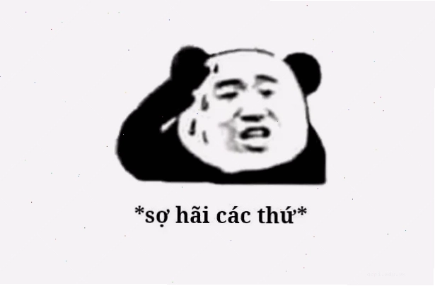 meme hoảng sợ
