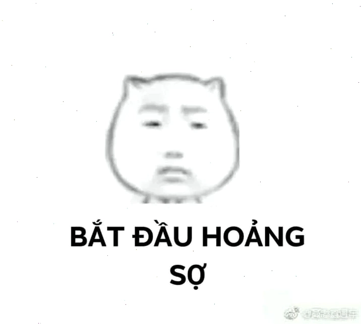 meme hoảng sợ