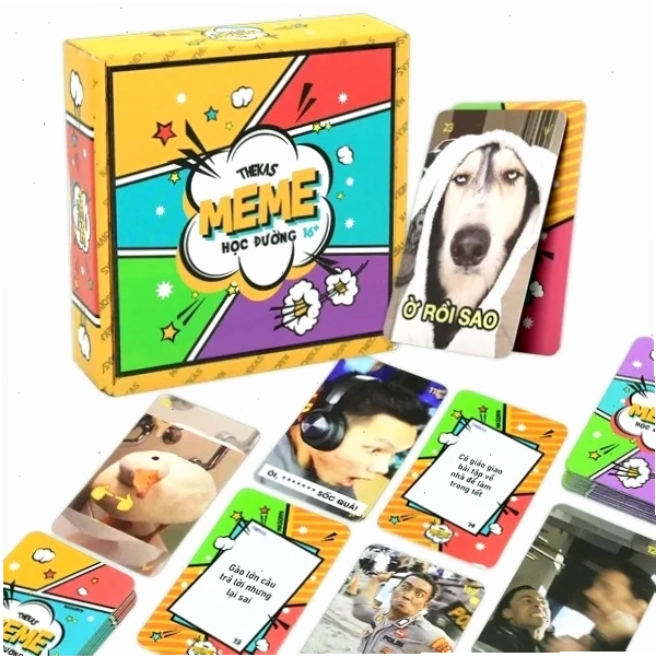 Meme học bài vật vã