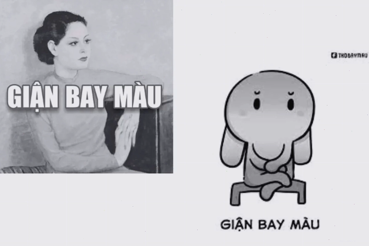 meme hộc máu hài hước