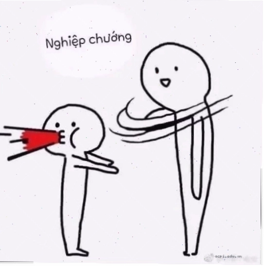 meme hộc máu hài hước