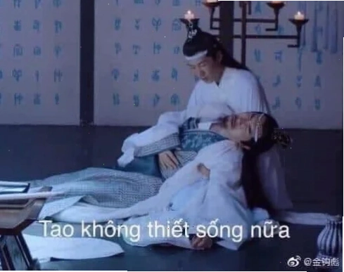 meme hộc máu hài hước