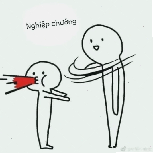 meme hộc máu hài hước