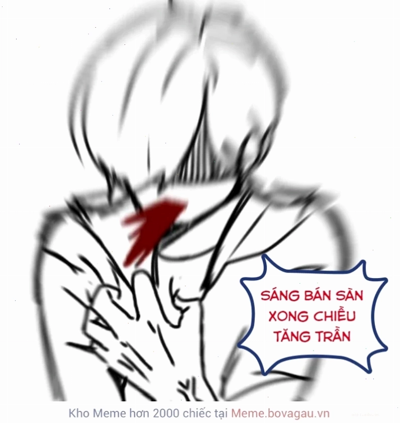 meme hộc máu hài hước