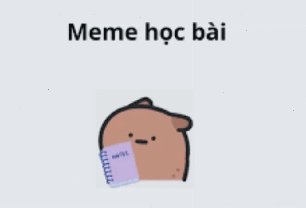 meme học tập