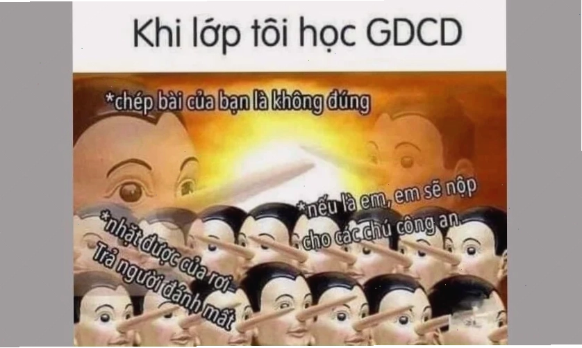 meme học tập