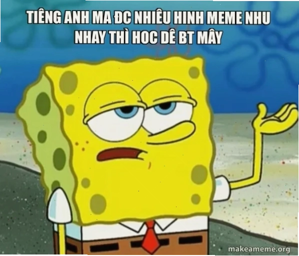 meme học tiếng anh