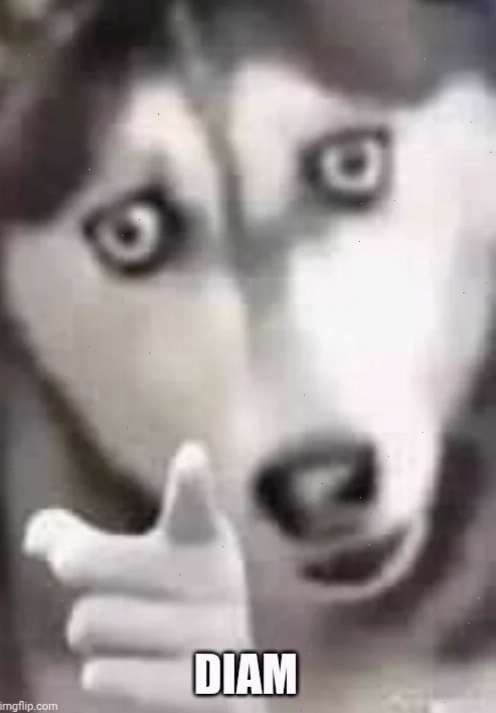 meme husky finger