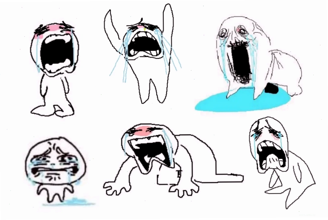 meme illustration chó hoang