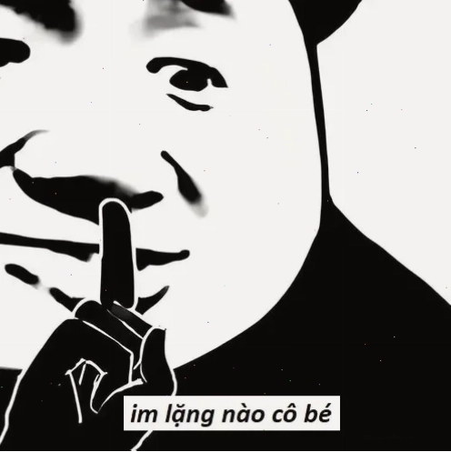 meme im lặng độc đáo