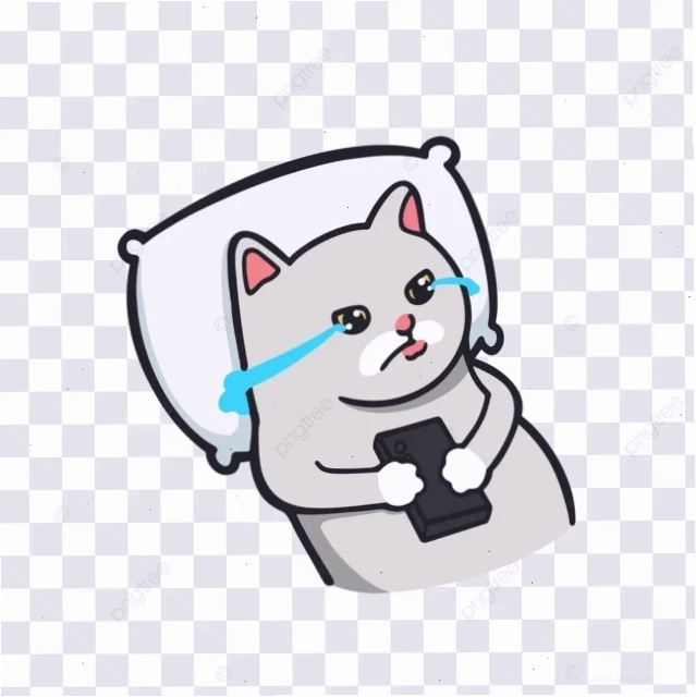 meme khóc cute thất tình