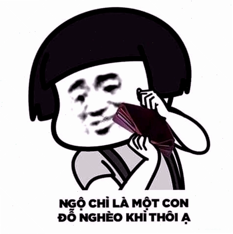 meme không có tiền buồn rười rượi