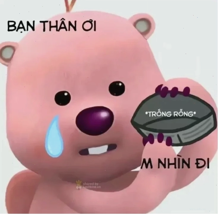 meme không có tiền cạn ví cuối tháng