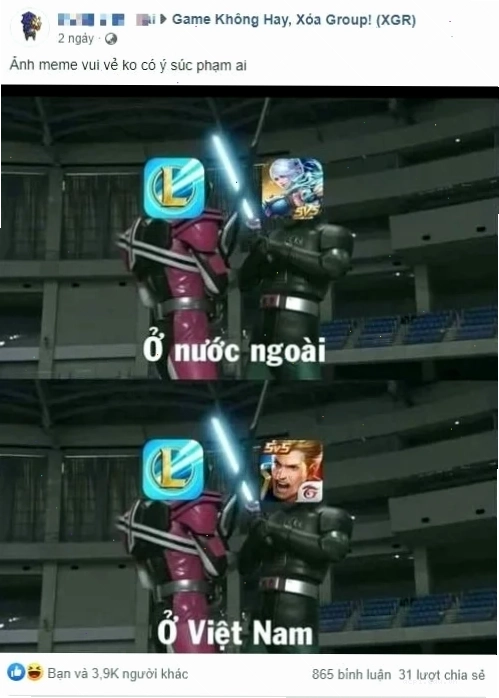 meme liên minh hài