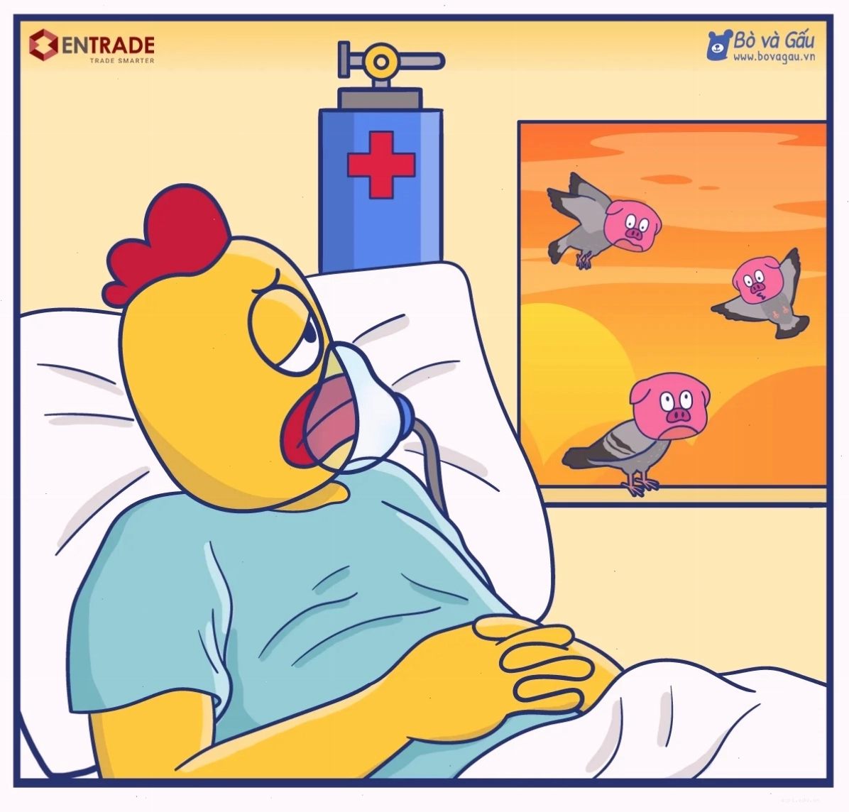 meme lợn cười gượng