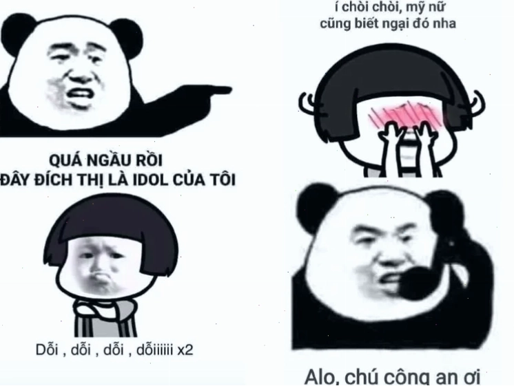 meme lùn đáng yêu