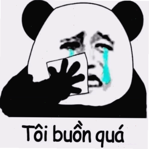 meme mặt buồn của thỏ