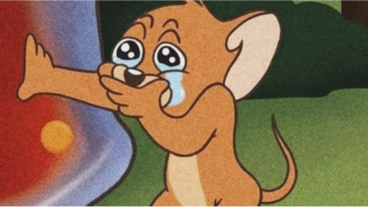 meme mặt buồn kiểu hoạt hình