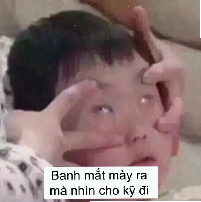 meme mắt đỏ