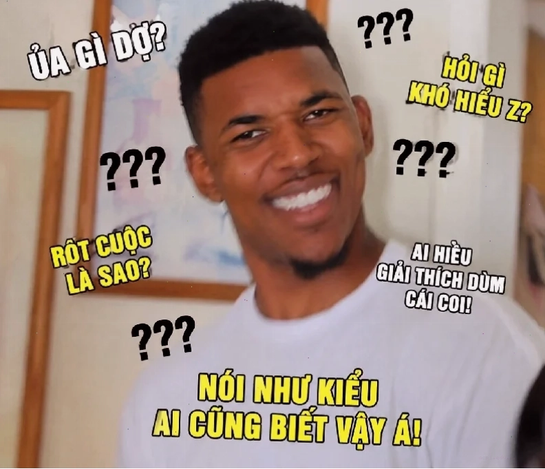 meme mèo thắc mắc lăn tăn nhẹ