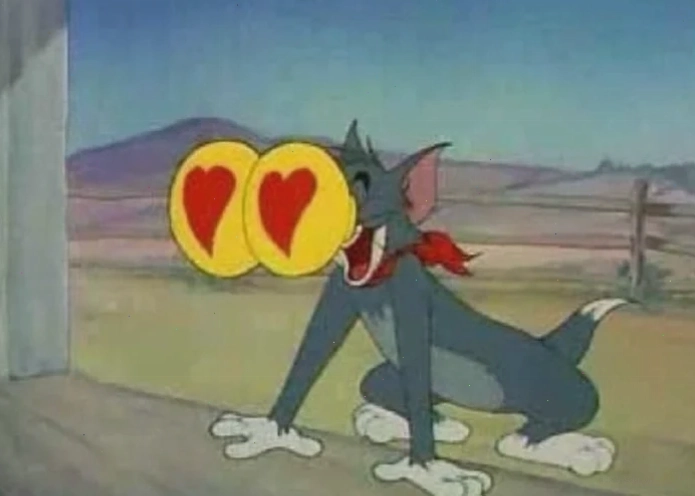 meme mèo trái tim vỡ lầy