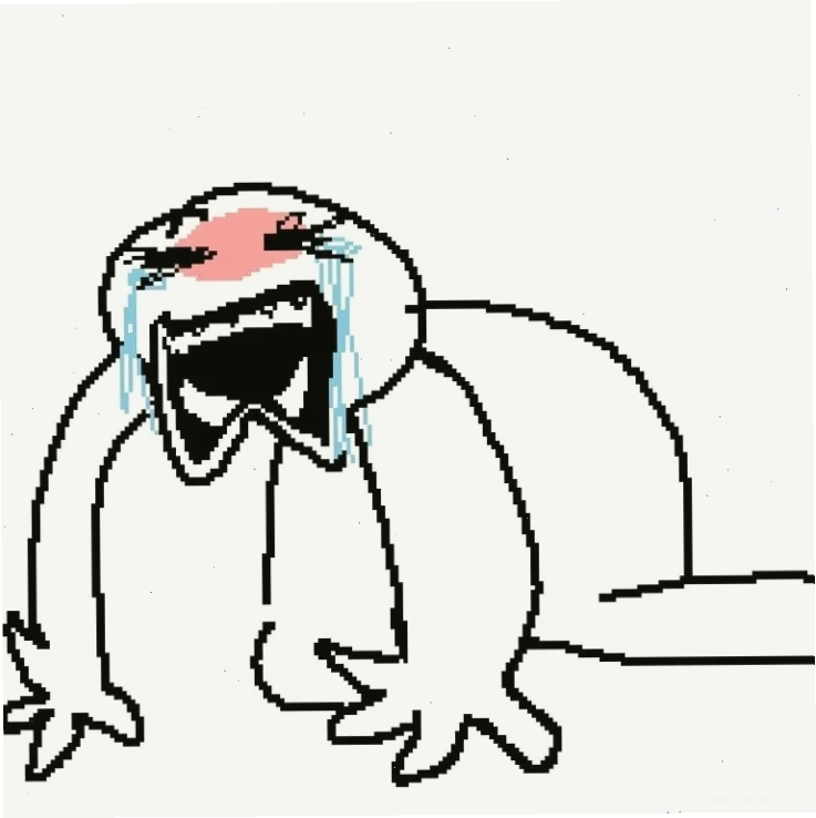 meme mếu khóc