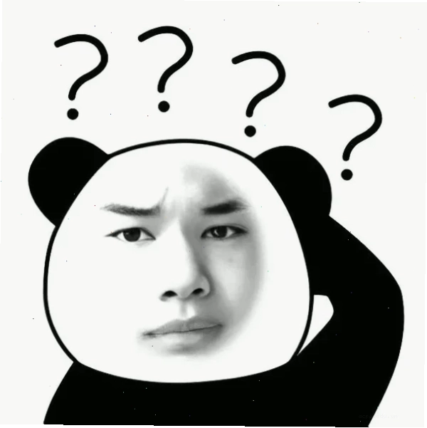 meme môi hé nhẹ nhấn dấu hỏi chấm