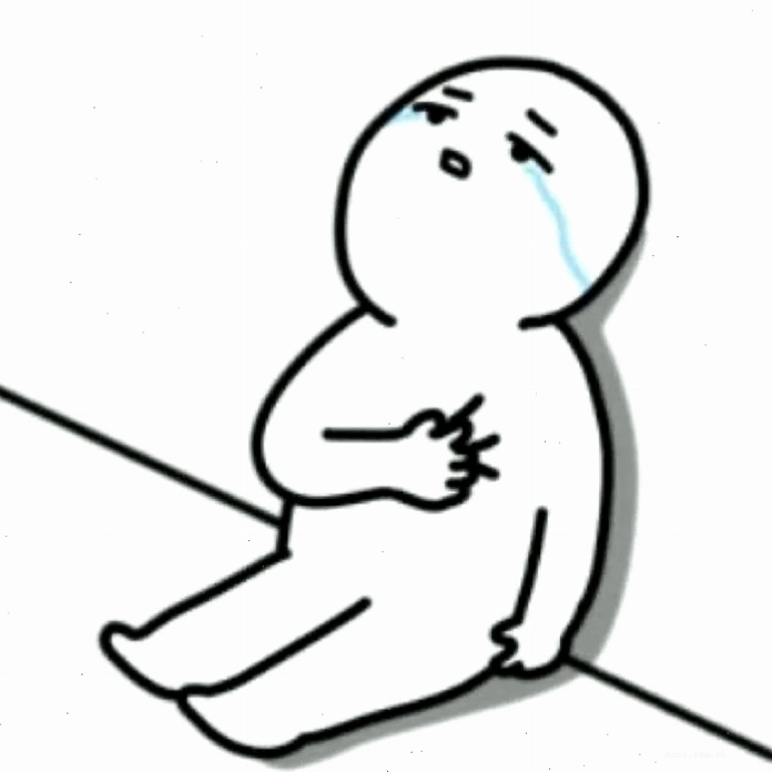 meme nằm ngủ khóc mếu