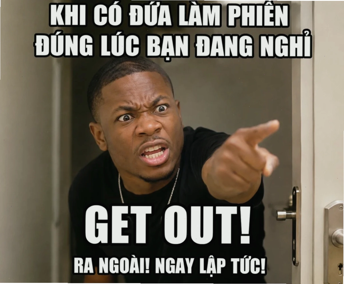 meme nghiêm túc lầy lội