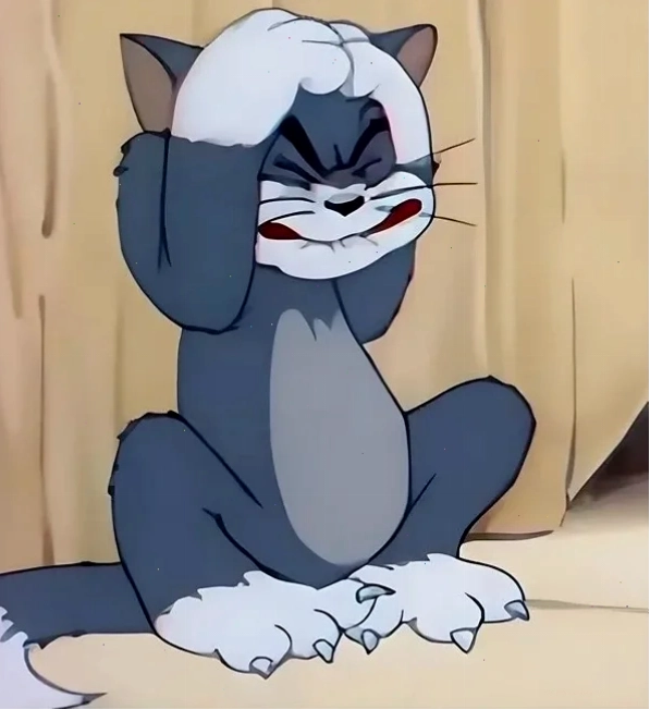 meme nghiêng đầu chờ đợi