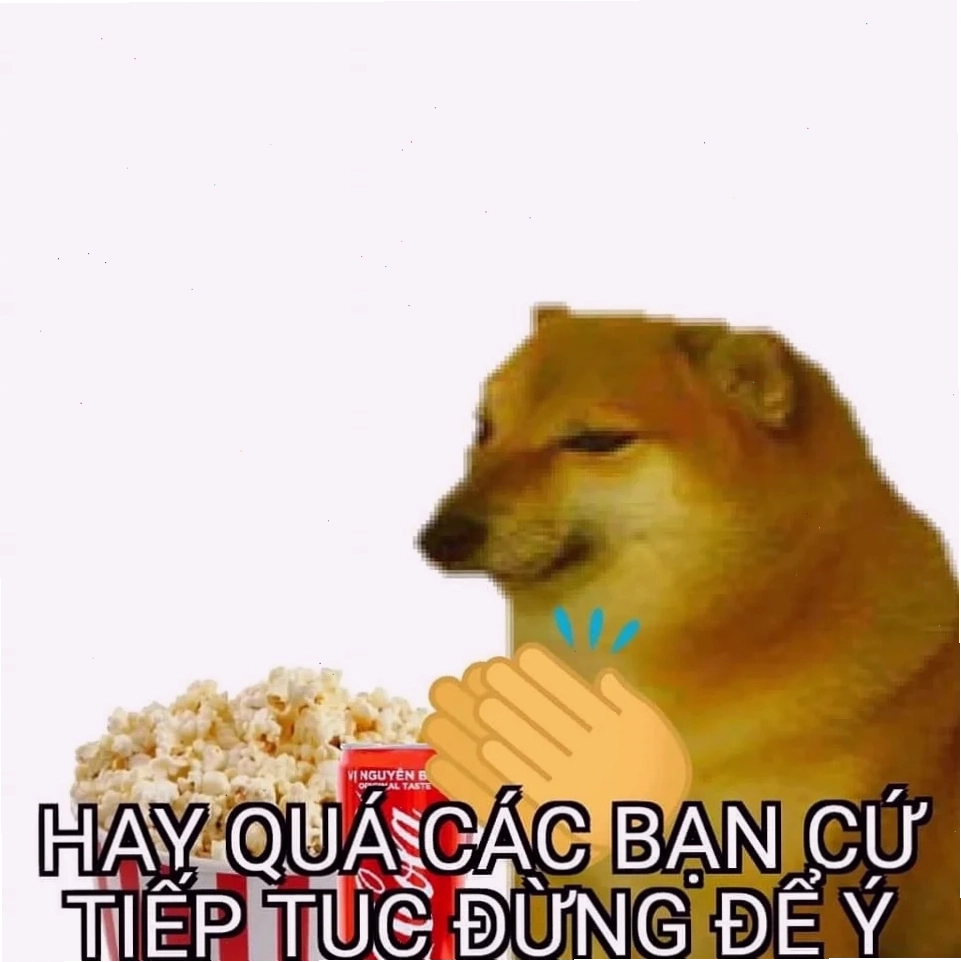 meme ngồi ăn bắp rang giải trí