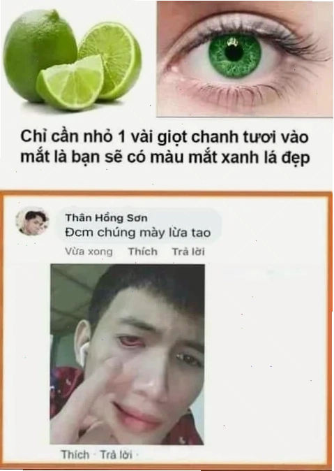 meme nhỏ mắt