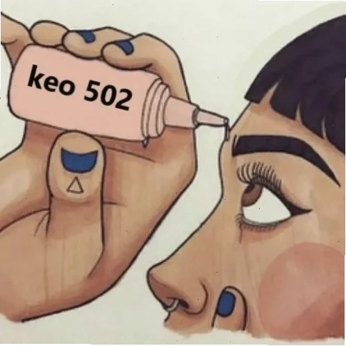 meme nhỏ mắt