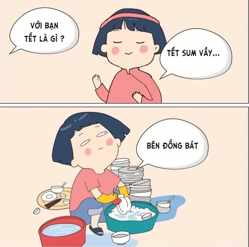 Meme nợ nần tet meme