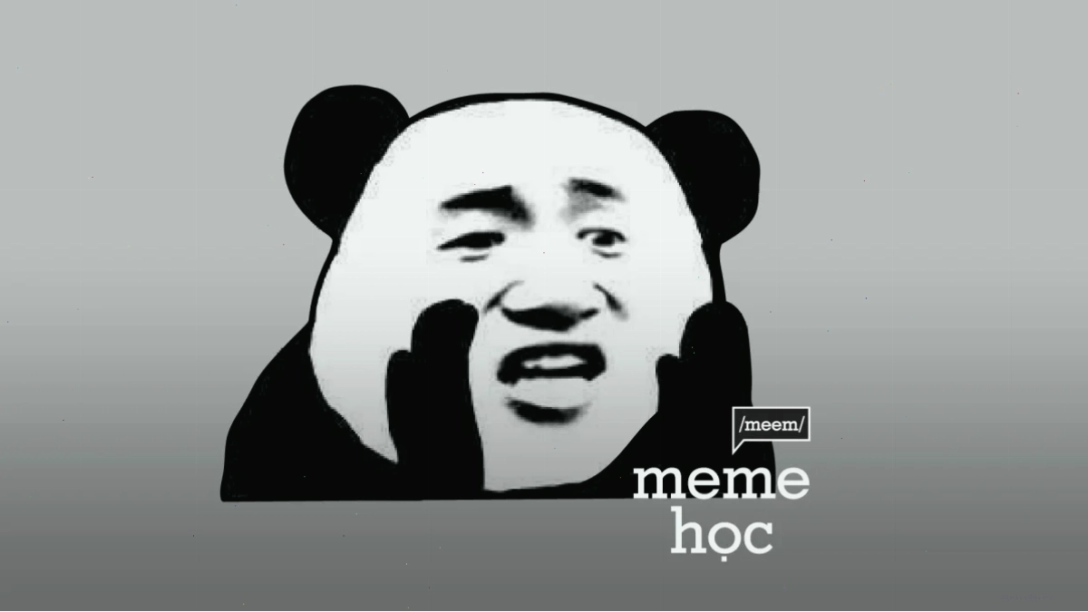 meme panda trung quốc ăn uống